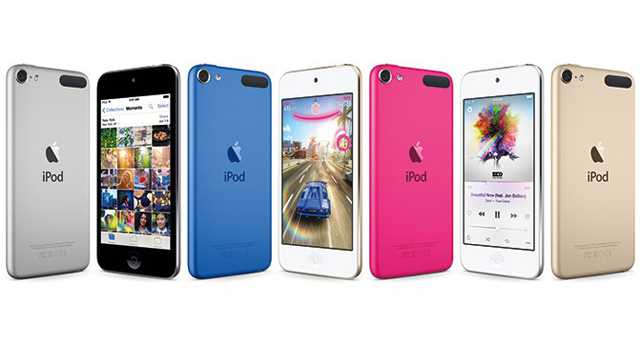 Apple представила обновленные iPod touch 6, iPod nano и iPod shuffle